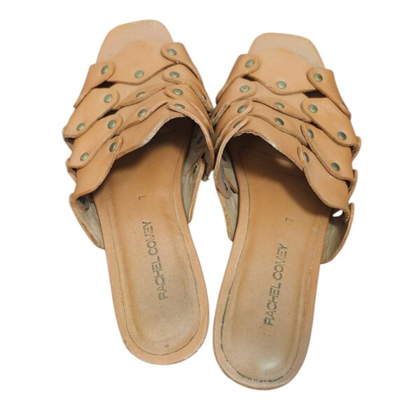 Rachel Comey Brown Leather Mules Size 7 - Picture 7 of 12